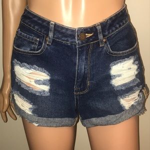 Bullhead Denim Co Jean Shorts HIGH RISE SHORT 24